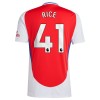 Maglia ufficiale Arsenal Rice 41 Casa 2024-25 per Bambino